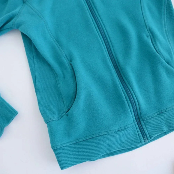Diadora Teal Zip Up Hoodie Sweater Size Large - Picture 7 of 15